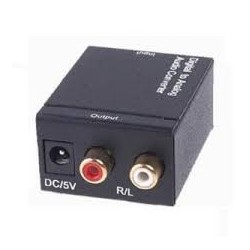 Convertitore audio ottico analogico toslink/rca