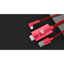 Cavo adattatore serie Storm da HDMI a lightning rosso
