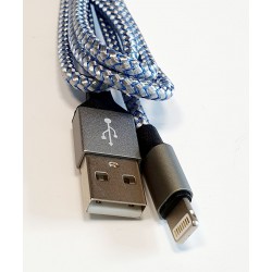Cavetto USB apple lightning in nylon intrecciato