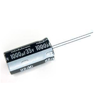 Condensatore elettrolitico 1000UF 35V 105° 13x21